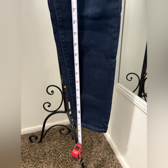 Adriano Goldschmied Dark Blue Denim Jeans The Farrah skinny. #007 - Picture 6 of 8